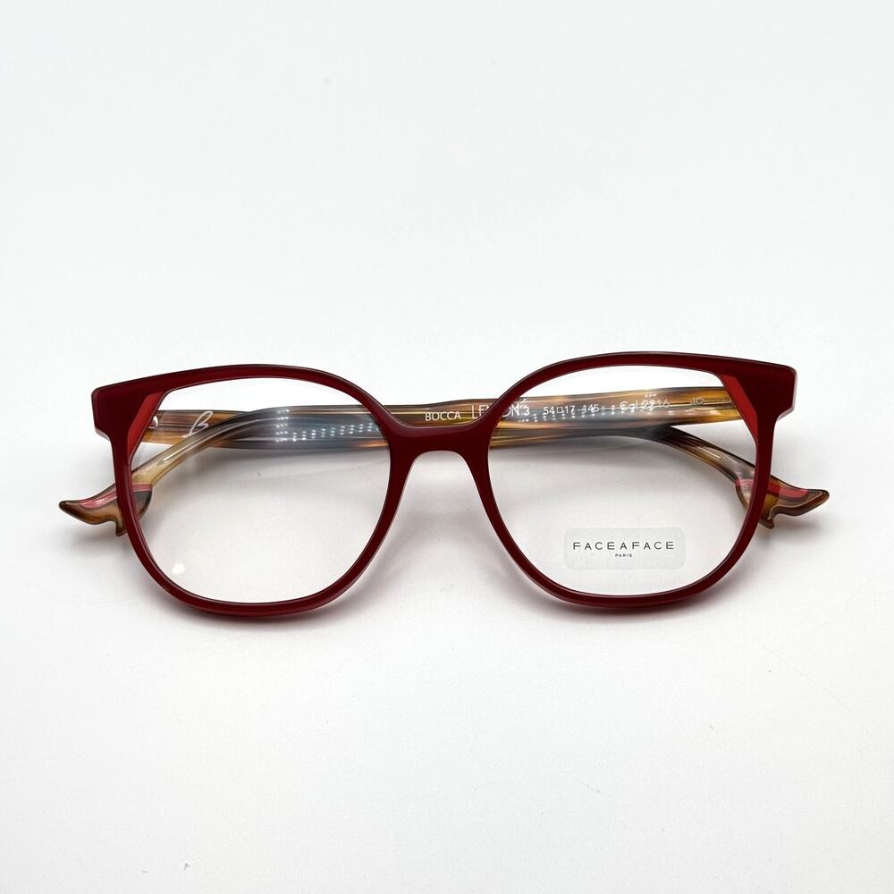 Face a Face Eyeglasses Frames Bocca Lemon 3 Color 2216 Womens Red 54-17-145 New